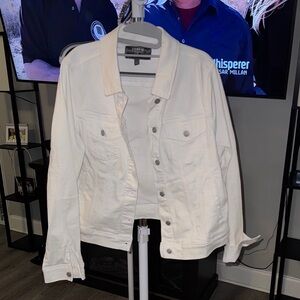 Torrid White Jean Jacket for Women